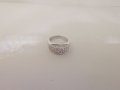 Златен пръстен бяло злато , снимка 3