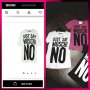 Дамска тениска Just Say Moschino Print във розов и мръсно бял цвят, снимка 6