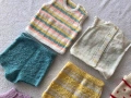 Бебешки лот плетиво 9 части/ бебешки сет плетиво до 6 месеца, снимка 3