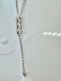 Сребърно колие с мойсанит (диамант) 0.4к, снимка 6