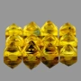 Сапфири калибрирани intense yellow 12 броя, снимка 2