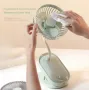 Мини вентилатор с щипка – преносимо освежаване с елегантен дизайн, снимка 2