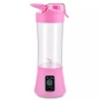 Преносима електро бутилка за шейкове, смутита и блендиране на плодове, снимка 5