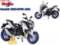 BMW R 1200 GS 2017 графит/синьо 1:18 Maisto - мащабен модел на мотоциклет, снимка 17