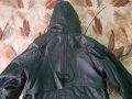 Дамско черно кожено яке, снимка 5