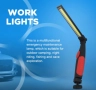 Мощна LED работна акумулаторна лампа, снимка 6