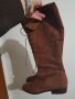 Италиански маркови ботуши от естествен велур - номер 38,5 / ЧИСТО НОВИ, снимка 6