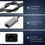 ANIMABG USB Type C мрежова карта, 1000Mbps, снимка 5