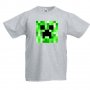 Детска тениска майнкрафт Minecraft Creeper Face 02, снимка 4