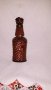 старо шише от соца с красива ръчна украса от естествени материали, за интериор и употреба...здраво, , снимка 1