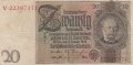 20 марки 1924, Германия, снимка 1 - Нумизматика и бонистика - 39034845