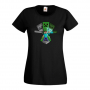 Дамска тениска Steve Diamond майнкрафт Minecraft,Игра,Забавление,подарък,Изненада,Рожден Ден., снимка 3