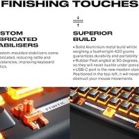 FNATIC STREAK65 - Компактна RGB 60 механична клавиатура за игри, снимка 6 - Клавиатури и мишки - 43450616