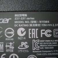 Acer Aspire ES1 - 531, снимка 6 - Части за лаптопи - 28421597