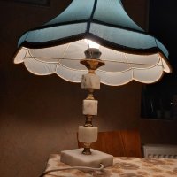 Мраморна нощна лампа , снимка 10 - Настолни лампи - 40452340