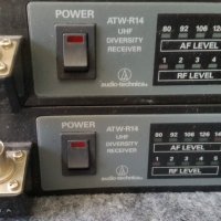 Audio Technica ATW-R14 UHF Diversity Receiver, снимка 2 - Микрофони - 28256435