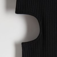 Рокля нова ежедневно елегантна прилепнал силует от жарсе с високо съдържание на памук рипс рипсена , снимка 2 - Рокли - 43611000