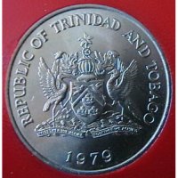 1 долар 1979 FAO, Тринидад и Тобаго, снимка 2 - Нумизматика и бонистика - 38699712