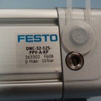 Пневматичен цилиндър Festo DNC-32-125-PPV-A-KP, снимка 7 - Хидравлични и пневматични чукове - 28448647