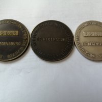Немски медали по плуване , снимка 1 - Антикварни и старинни предмети - 36949888