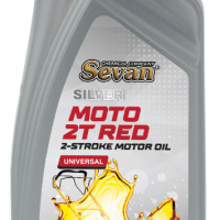 Двутактово масло SEVAN SILVER MOTO 2T RED 1L, снимка 1 - Аксесоари и консумативи - 44931853
