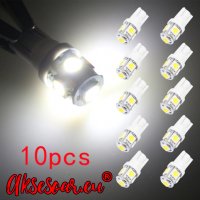 Габаритни диодни крушки габарити T10 с 5 Smd Led ксеноново бели диода за кола автомобил джип супер я, снимка 7 - Аксесоари и консумативи - 35429598