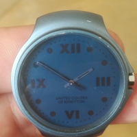 Часовник. United colours of benetton. Бенетон. Blue watch. , снимка 3 - Мъжки - 44858265