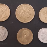 Гръцки монети, 1980-1988, от обръщение, снимка 2 - Нумизматика и бонистика - 34633109