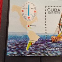 Две блок пощенски марки стари редки за колекция Куба,Корея - 22619, снимка 7 - Филателия - 36651275