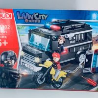 Лего конструктор⭐️GUDI⭐️Livin’City Police 👮‍♀️ 263 части, снимка 2 - Конструктори - 43269822