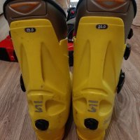 Ски обувки жълти номер 39 Salomon , снимка 5 - Зимни спортове - 40133765