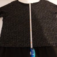 Елегантна и стилна дамска блуза, 50% Памук; 50% Полиестер, произведена в Италия, снимка 6 - Блузи с дълъг ръкав и пуловери - 27319778