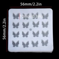 мини пеперуда пеперуди силиконов молд форма фондан смола декор украса, снимка 4 - Форми - 37954429