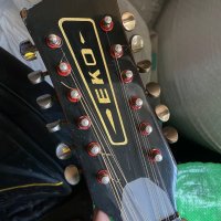 EKO - 1960'те Винтидж 12 струнна електро акустична китара, снимка 4 - Китари - 43373960