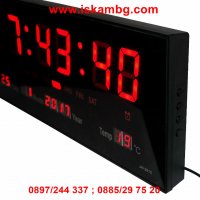 Електронен часовник за стена - КОД 3615 , снимка 2 - Други стоки за дома - 28517097