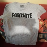 Тениска сива Fortnite Фортнайт оригинал размер 176/16г, снимка 1 - Детски тениски и потници - 32609954
