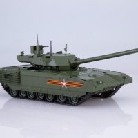 Танк Т-14 Армата Русия 2014 - мащаб 1:43 на Наши Танки модела е нов в блистер, снимка 5 - Колекции - 43967443