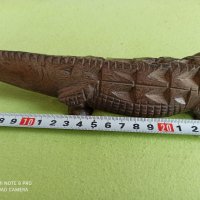 Абаносова фигура на крокодил от абанос , снимка 3 - Други ценни предмети - 32240130