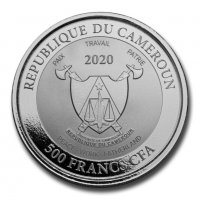 1 oz Сребро Мандрил -Република Камерун 2020, снимка 2 - Нумизматика и бонистика - 39820706