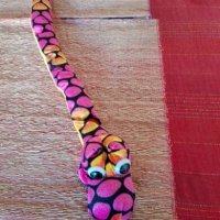 Пллюшена играчка змия, снимка 1 - Плюшени играчки - 28594962