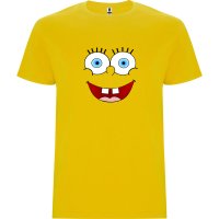 Нова мъжка тениска Спондж боб (SpongeBob) в жълт цвят, снимка 1 - Тениски - 44138767