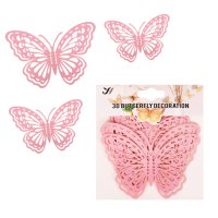 3D пеперуди за декорация /12 броя пеперуди микс/, снимка 1 - Декорация за дома - 43645397