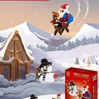 Нов комплект Коледа 2023 Блокчета - Дядо Коледа, Снежен Човек, Елен, снимка 3 - Други - 43511899