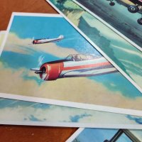 Колекция от 28 картички на съветски самолети и вертолети, снимка 17 - Антикварни и старинни предмети - 40310300
