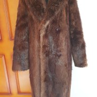 Дълго кожено палто, снимка 2 - Палта, манта - 43801362