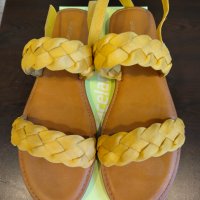 Жълти сандали Graceland 39 номер, снимка 1 - Сандали - 40835517