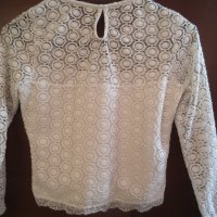 Дамска дантелена блуза ХС-С , снимка 4 - Блузи с дълъг ръкав и пуловери - 28695988
