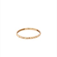 Златен дамски пръстен 0,84гр. размер:56 14кр. проба:585 модел:21723-1, снимка 1 - Пръстени - 43931804