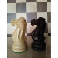 Дървени шахматни фигури Оригинални. Изработка - индийски палисандър. Дизайн Стаунтон 6, утежнени в о, снимка 4 - Шах и табла - 37591994