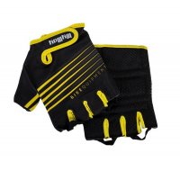 Мъжки колоездачни ръкавици Черни Жълти, снимка 1 - Спортна екипировка - 39693373